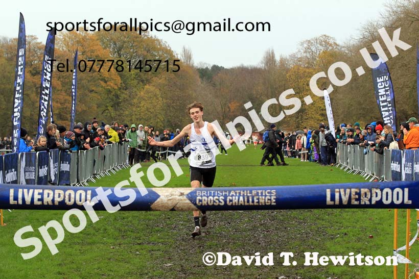 Mens Under-17s, 2022 British Athletics Cross Challenge, Sefton Park, Liverpool.  Photo: David T. Hewitson/Sports for All Pics